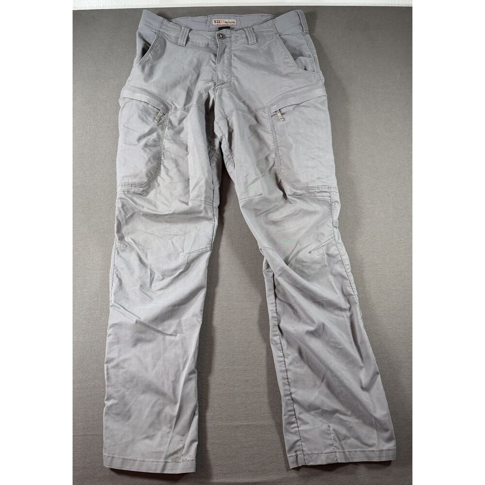 5.11 Tactical Apex Cargo Pants Men's 34x34 Grey Performance Stretch Utility
